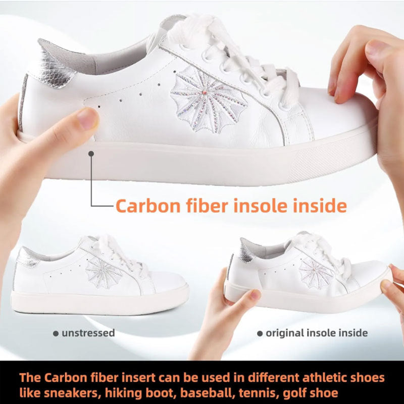 1.2MM carbon fiber insole for football basketball running shoes shock absorption racing pad running shovel type full palm anti-nail